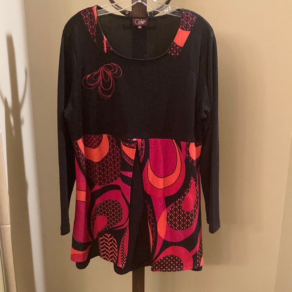 Long tunic sweater top size XXL